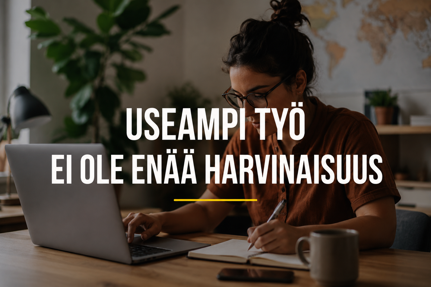 Yhä useampi tekee Espanjassa useampaa työtä samaan aikaan