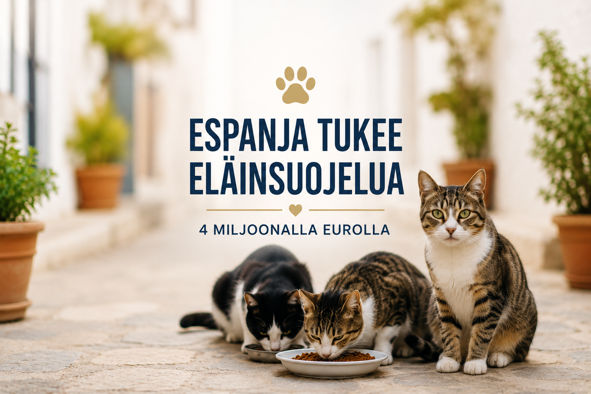 Espanja myöntää lähes 4 miljoonaa euroa eläinsuojeluun ja katukissojen hoitoon
