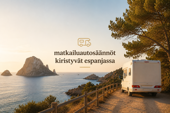 Espanjan matkailuautosäännöt kiristyvät osassa maata – jättisakot mahdollisia Ibizalla