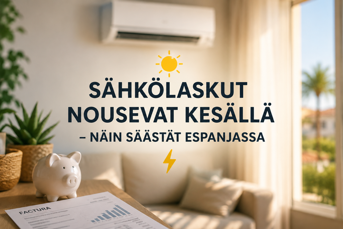 Espanjan sähkölaskut voivat yllättää kesällä – näin suomalaiset säästävät kuumuudessa